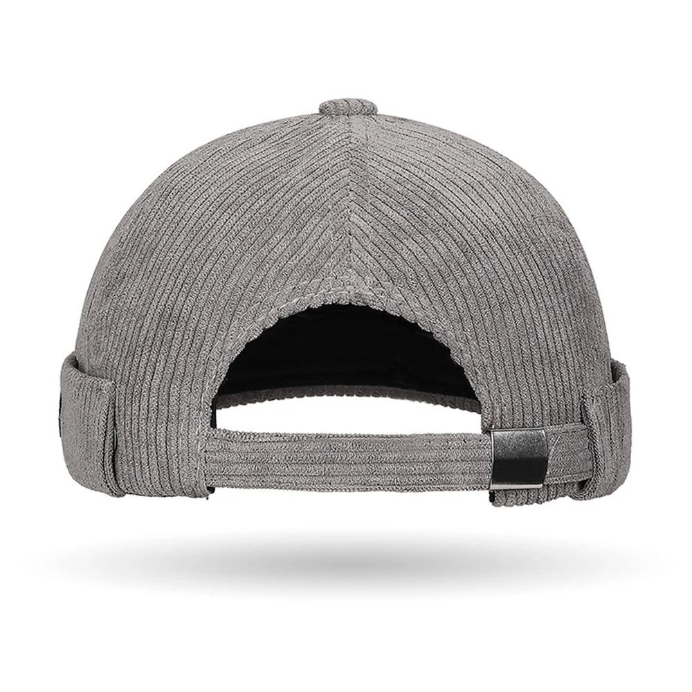 Brimless Skullies Cap Vintage Cotton Men Adjustable Landlord Docker Cap Multipurpos Beanie Hats Streetwear Dome Hat Hip Hop Hats