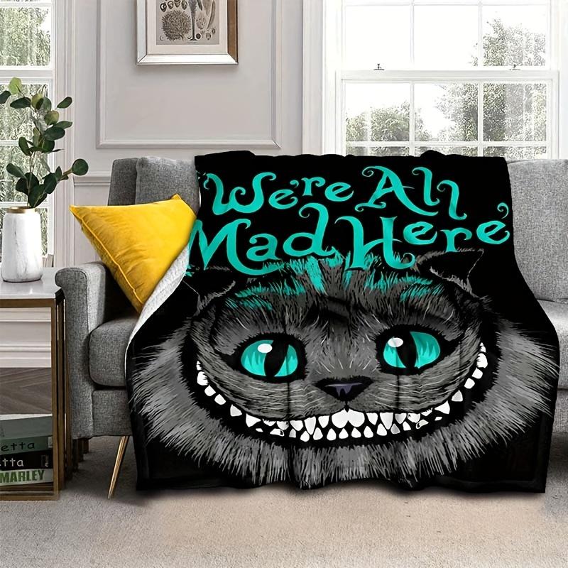 1pc Cat Monster Blanket Soft And Cozy Flannel Blanket, All-Season Comfort Suitable As A Warm Cozy Blanket For Home Sofas, Bedding, Office Napping, Travel, And Camping, Perfect As A Gift For Friends And Family