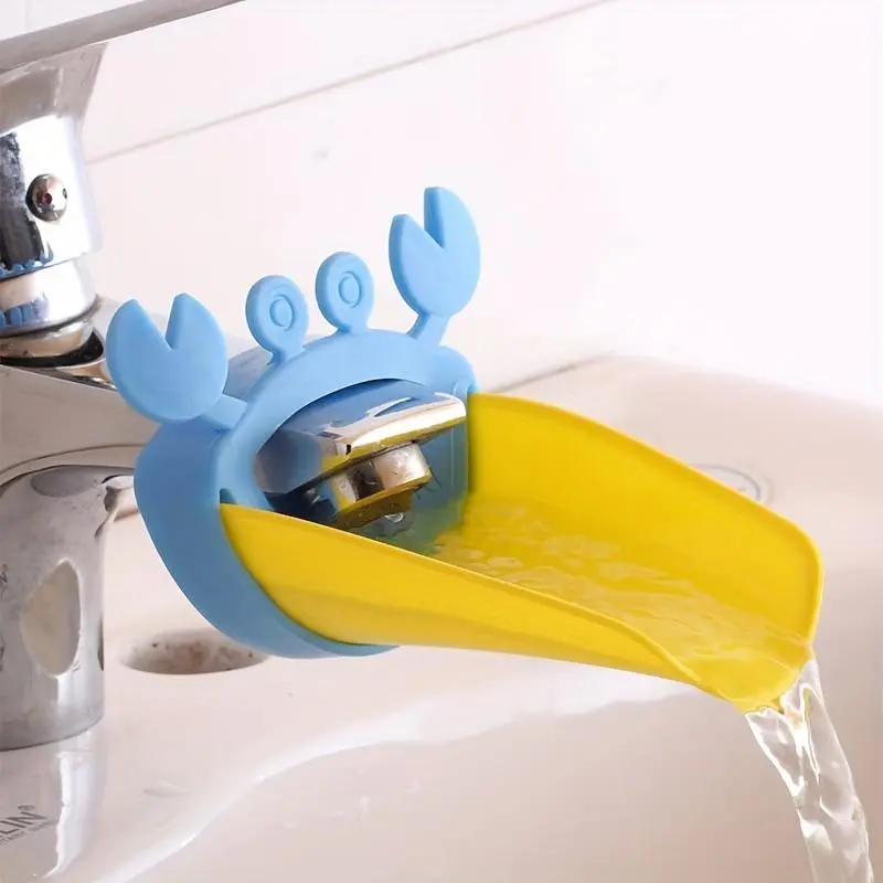 Plastic Kid-Friendly Bathroom Sink Extender, 1pc 4.33*2.16*3.14in Water Tap Attachment - Easy and Fun to Use, Fits Bath Tub Spout, Develops Good Hand-Washing Habits, Aids Small Children’s Autonomy
