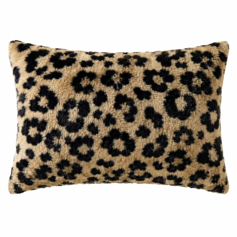 Faux Rabbit Fur Leopard, Tiger & Butterfly Print Pillowcase, Super Soft Fluffy Plush Furry Pillow Cover, Queen Size 50 x 75 cm (19.7 x 29.5 in), Cozy Warmth All-Season Bedding and Home Decor for Bedroom, College Dorm, Sofa and Guest Room