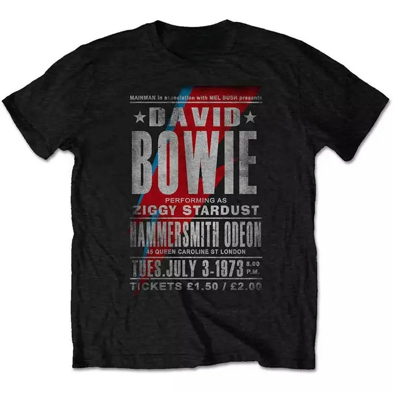 David Bowie Men's T-shirt Is A Vintage Casual T-shirt and Luxury Band Brand for Both Men and Women Top 2026  Band