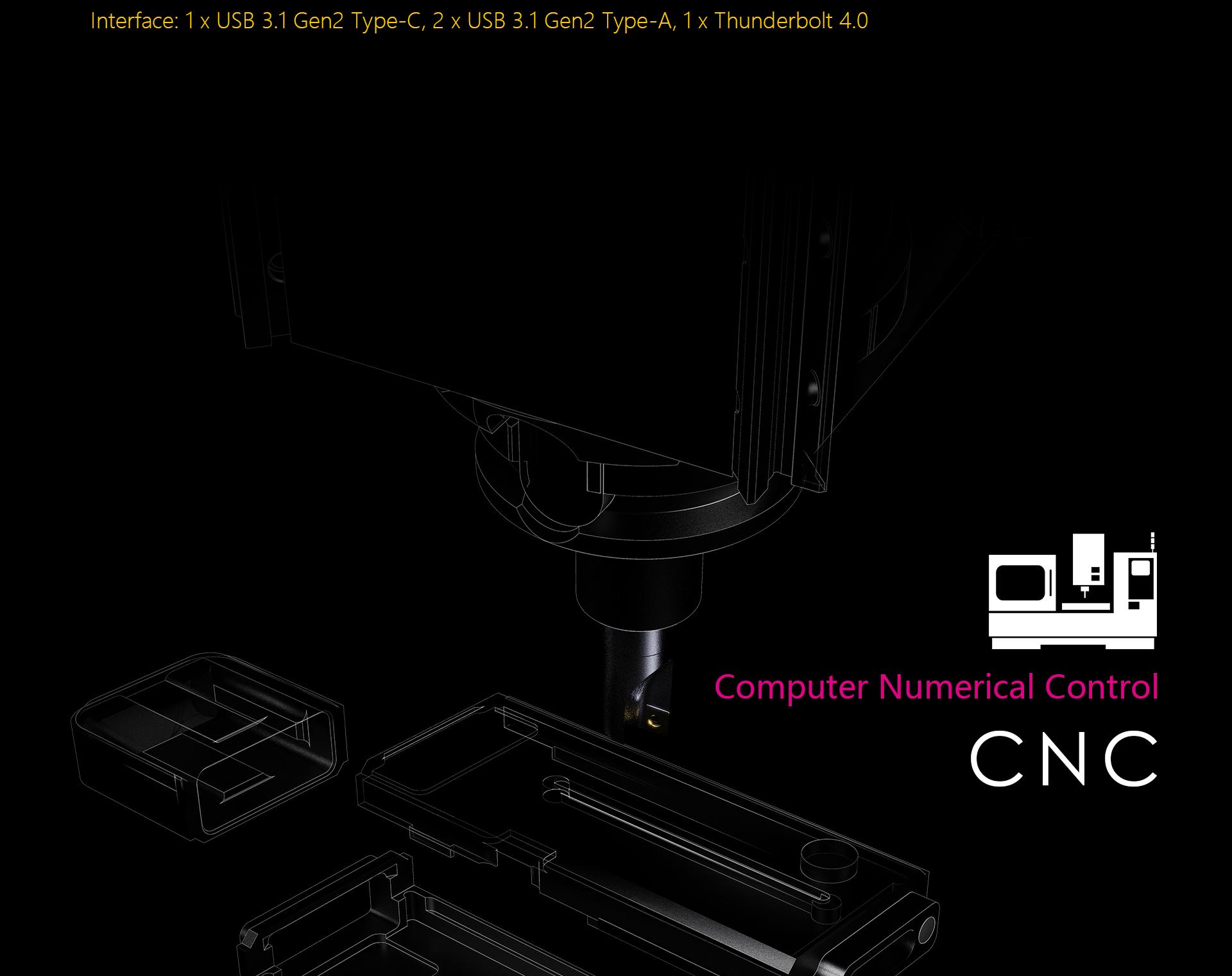 2TB Solid State USB Flash Drive Type-C / USB 3.2 Write Protection Anti-Virus for PC Mac Mobile Phones