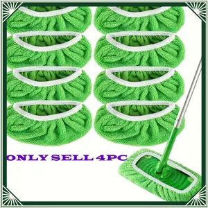 Reusable mop replacement pad (2/4/8 pack) - Spin Mop Refill - Super absorbent, easy to clean wet and dry floors - Essential cleaning tool - Spin Mop Accessories Replacement Mop Pads