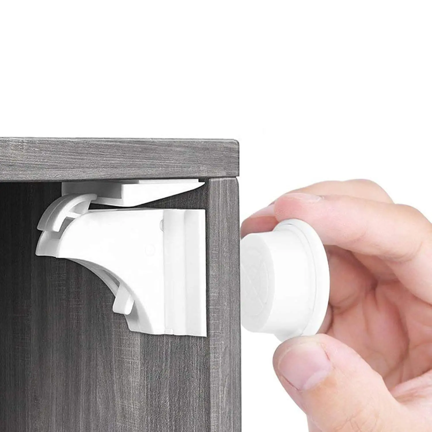 Baby Proof Magnetic Child Safety Cabinet Locks - 20 Locks + 3 Keys, No Tools Or Screws Needed