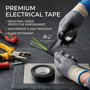 Yitape Waterproof Insulation Electrical Tape, High-Temperature Fire-Resistant, Strong Adhesive, Indoor Outdoor Wire Repair, Industrial Grade Protection