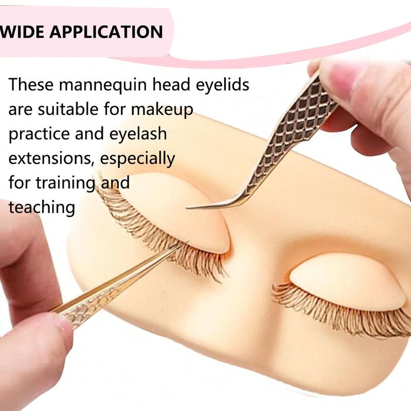 Eyelash Extension Kit, 1 Set Professional Lash Extension Kit for Beginners, Including Practice Mannequin Head Lash Tray, Glue, Tweezers, Grafting Lash, Eyelash Application, Eyelash Kit, Eyelashes Extensions