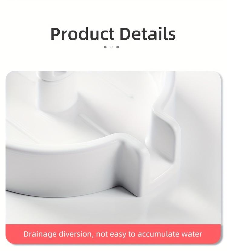 1PC Bathroom Toothbrush Cup Holder, Waterproof Toothbrush Holder, Cosmetic Organizer, Space-Saving Wall Shelf, Suitable for Sinks, Washrooms, Counters, Bathroom Organization and Storage