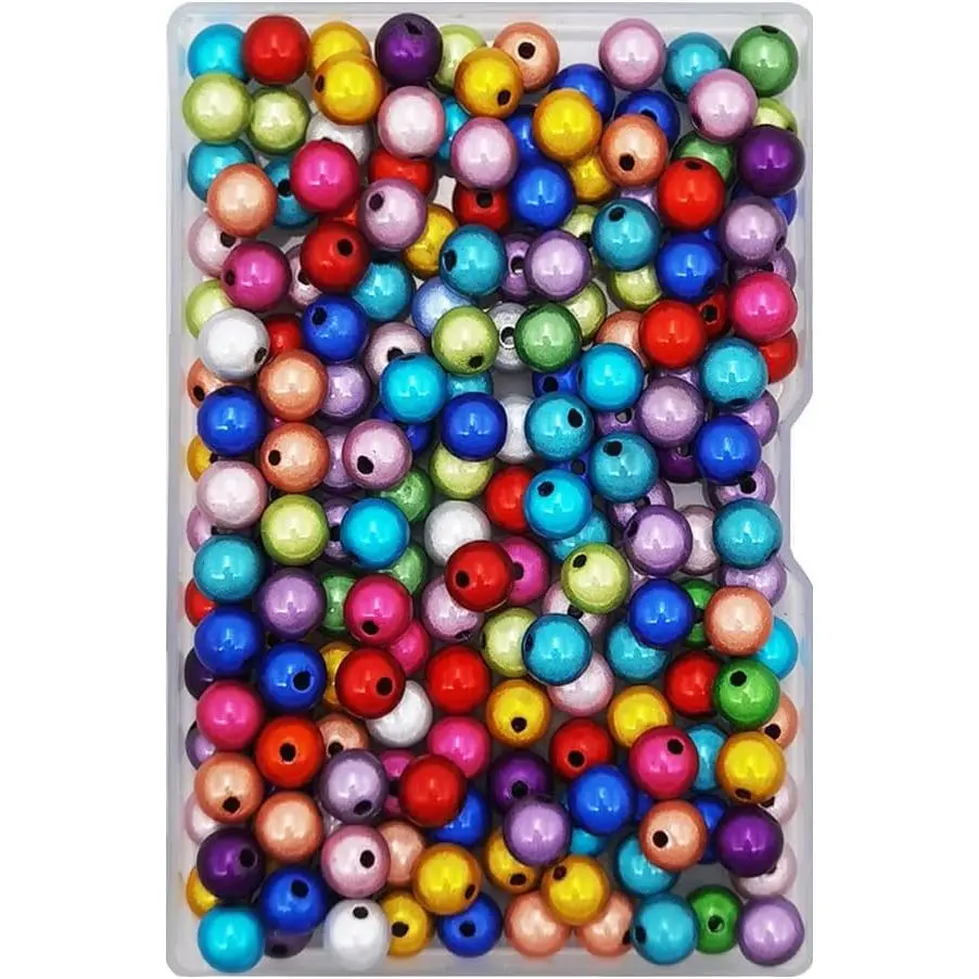 200 count Miracle Beads 8mm  Colors Round  Illumination