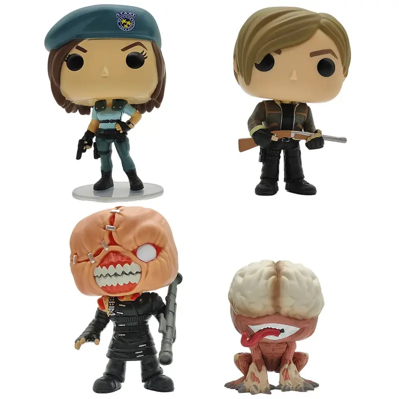 Resident Evil 155 Jill Valentine 156 Leon S.kennedy 157 Nemesis 158 Licker Action Figure Game peripherals Vinyl Model Toys
