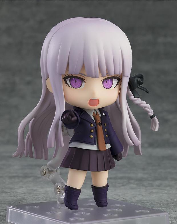 （Free shipping）10cm Q version Danganronpa Kirigiri Kyoko Movable Face Change No.2625 Collectible Decoration Desktop Birthday Christmas Gift Toy