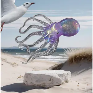 Large Squid Sugar Filled Squishy | Super Satisfying Sensory Fidget Toy | Stress Relief Squish | Soft & Squeezable Sea Creature Toy