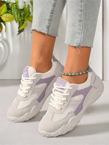 Casual Style Mesh Trainers 2 Colors Patchwork Breathable Summer Shoes