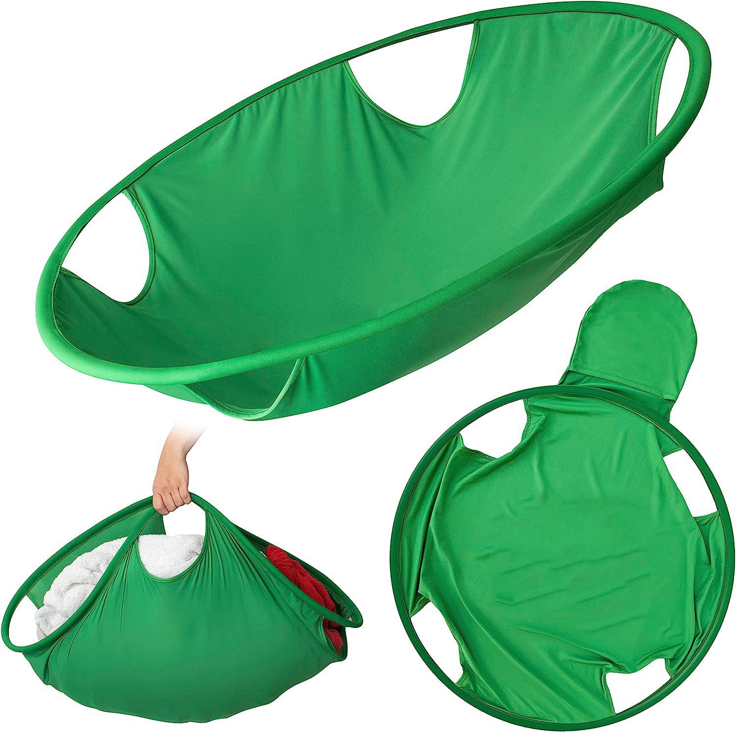 Collapsible Laundry Basket| Revolutionary Foldable Laundry Hamper| Innovative Laundry Basket for Dirty Clothes Washing & Dryer Removal Portable Laundry Grabber