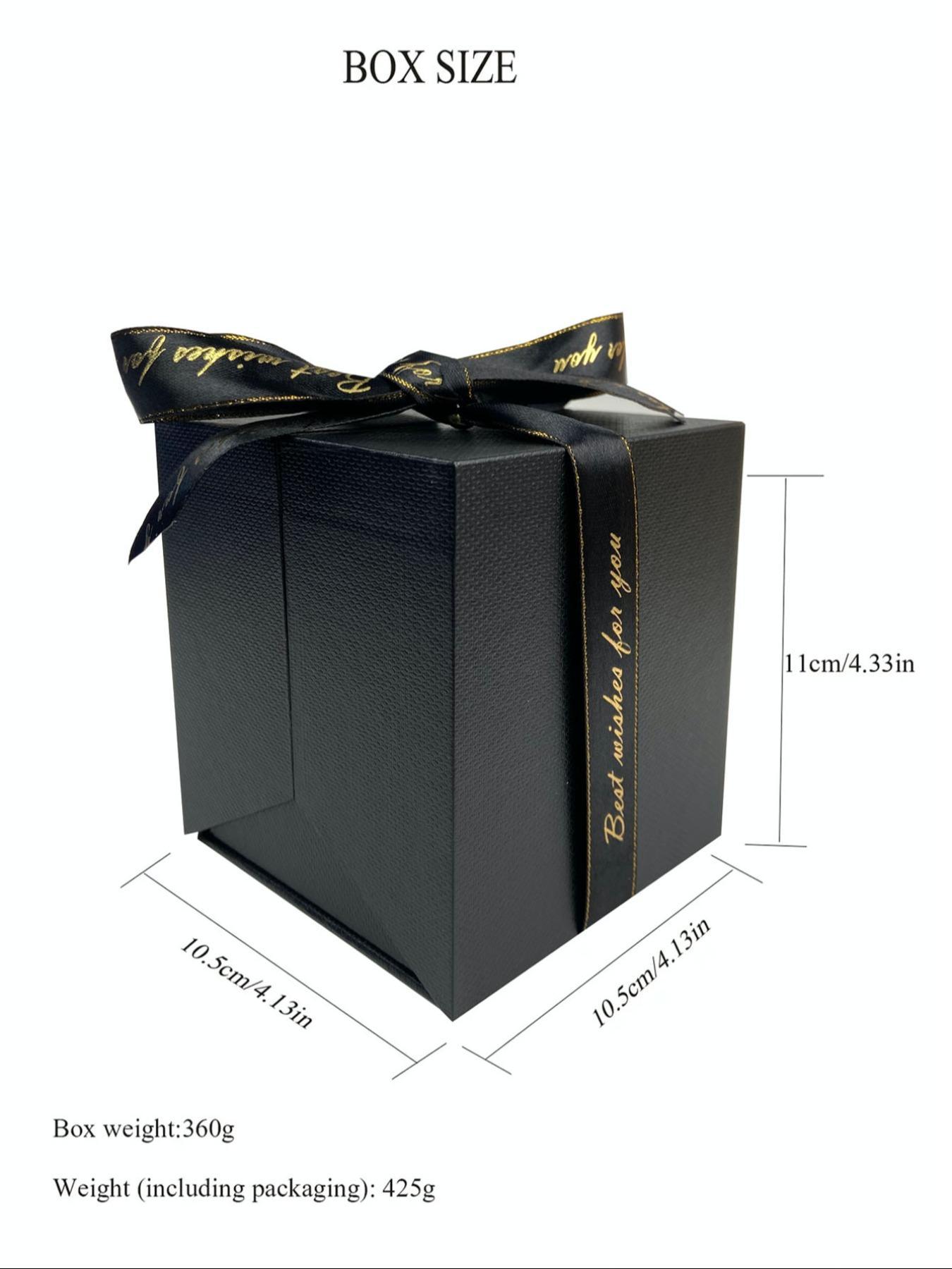 Women's Elegant Rhinestone Decor Promise Ring As Perfect Valentine's Day Gift for Girlfriend, Trendy Exquisite Heart Shaped Engagement Ring, Chic Gorgeous Jewelry with Rose Gift Box, Valentine's Day, Love Gift for Her