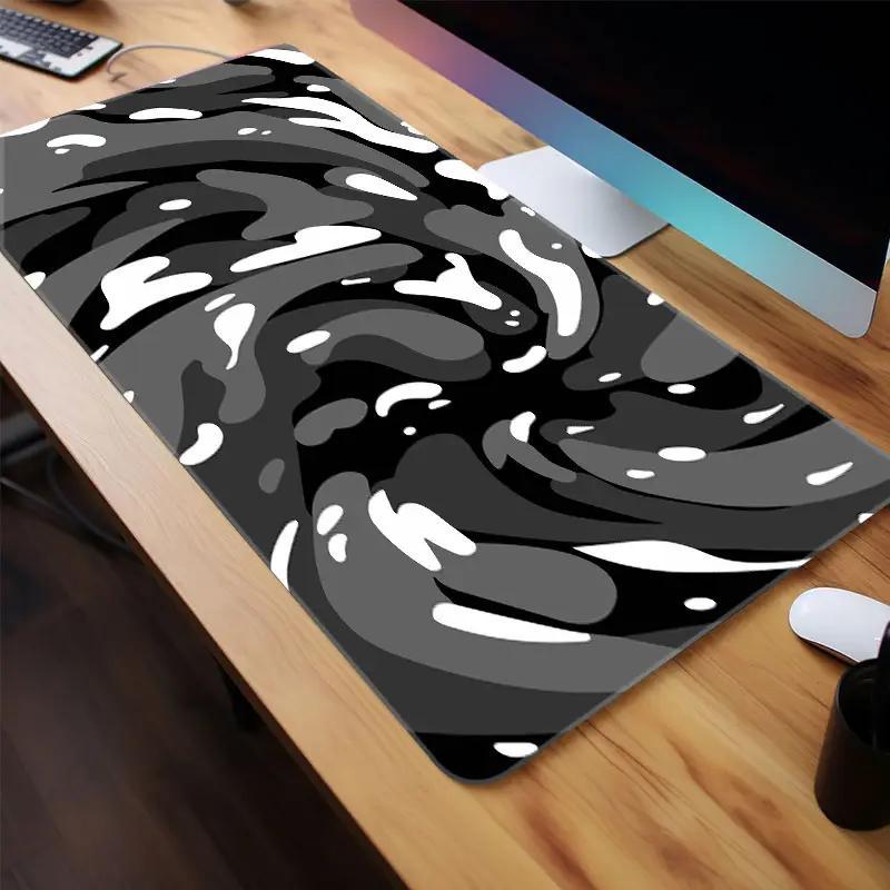 Creative Abstract Fluid Pattern Mouse Pad, Rectangle Gaming Mouse Pad, Office Decorative Mouse Mat For Home Office Desk, Gaming Desk Accessory, Office Desk Accessories