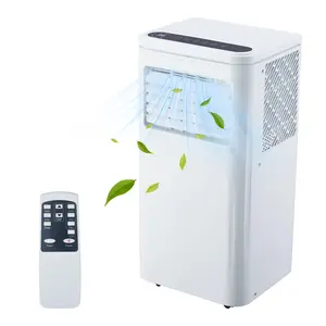 8000 BTU Portable Air Conditioner, 4-in-1 Mobile AC Unit with Cooling Dehumidifier Fan Sleep Modes, Cools Up to 450 Sq.Ft, 24H Timer Remote Control Easy Install for Bedroom Home Office