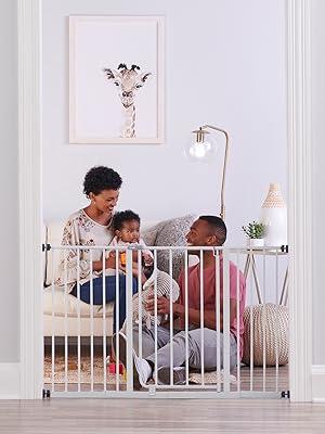 Easy Open 47-Inch Super Wide Walk Thru Baby Gate, Bonus Kit, Includes 4-Inch and 12-Inch Extension Kit, 4 Pack Pressure Mount Kit and 4 Wall Cups and Mounting Kit , 11 Count (Pack of 1) Easy Open 47-Inch Super Wide Walk Thru Baby Gate, Bonus Kit, Includes 4-Inch and 12-Inch Extension Kit, 4 Pack Pressure Mount Kit and 4 Wall Cups and Mounting Kit , 11 Count (Pack of 1)