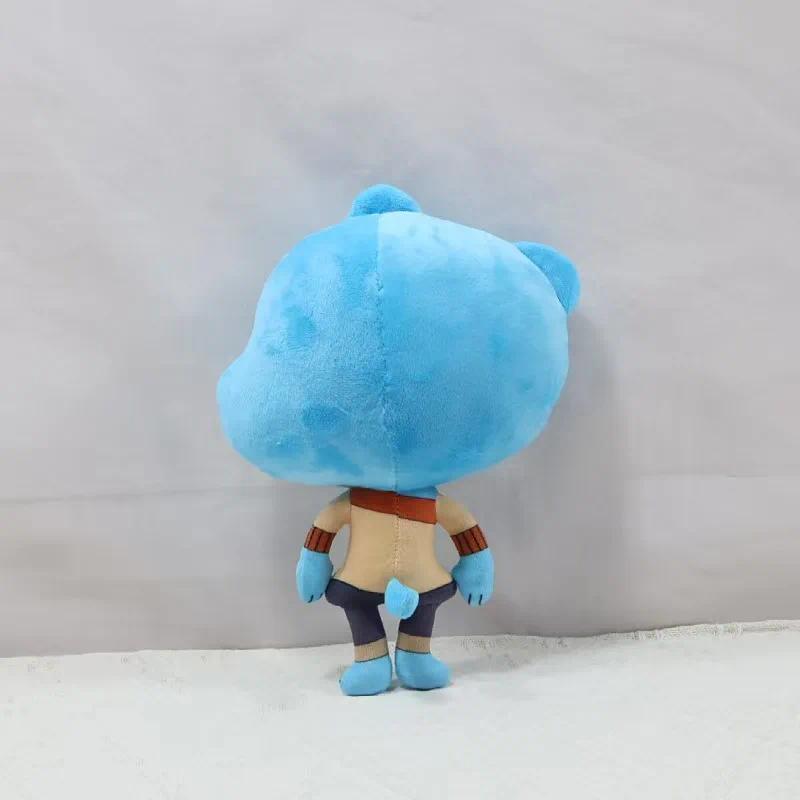 The Amazing World of Gumball Plush Set Gumball Darwin Anais Richard Stuffed Dolls Cartoon Gift for Kids Fans