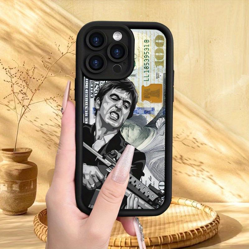 Creative Scar Face Painted Pattern Case for iPhone 17 Pro Max Plus Air/ 16 15 14 Pro Max 13 12 11  XS Plus Shockproof Drop Protection Rugged Durable Silicone Cover iphone  15  pro  max  case