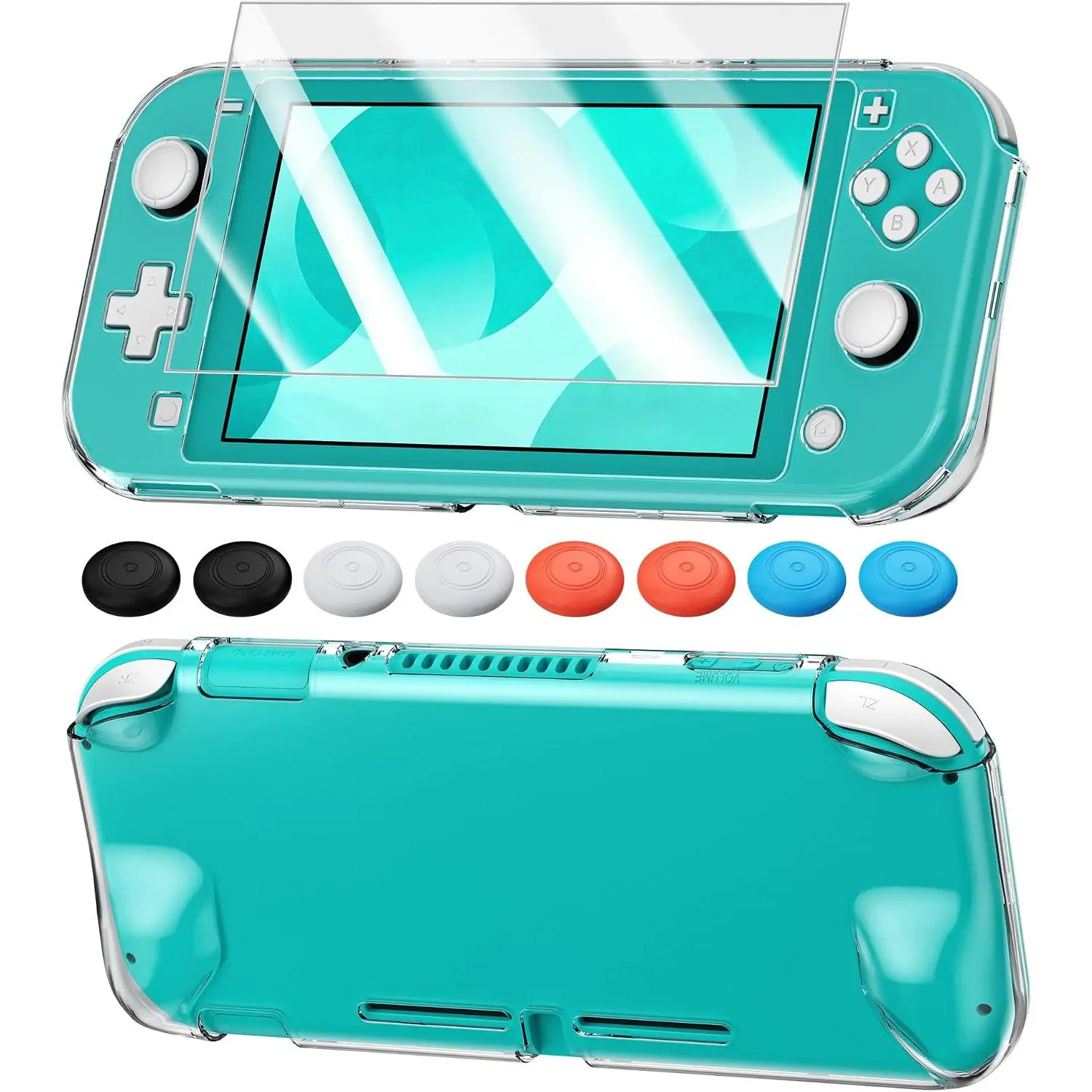 Clear Cover Case for  Lite, Ultra Slim Clear Hard PC Protective Case Compatible with   Lite with a Glass Screen Protector(Clear, 5.5inch)