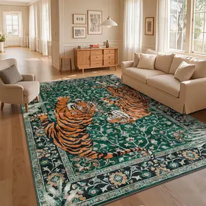 Local Delivery Multi Sizes Polyester Deep Sea Marine Creature Cartoon Style For Living Room Bedroom Nursery Playroom Washable Non Slip Boho Farmhouse Runner Rug