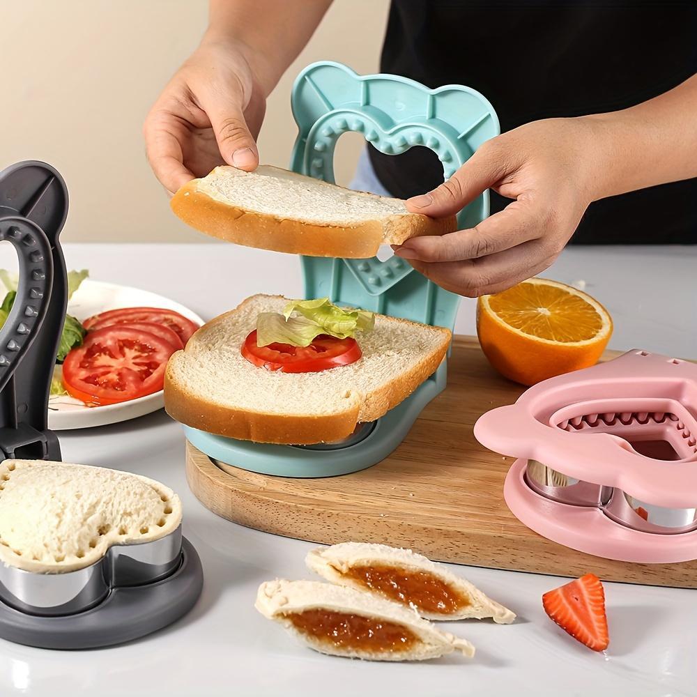 1pc, Heart Shaped Sandwich Cutter And Sealer, Easy Pastry Cutter, For Lunch Box Decoration, Baking Tools, Kitchen Accessories