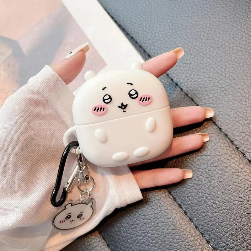 Cute Cartoon Anime Chiikawa Earphone Case For Airpods 1 2 3 4 Pro 2 3 Wireless Bluetooth Headset Protective Soft Slicone Cover