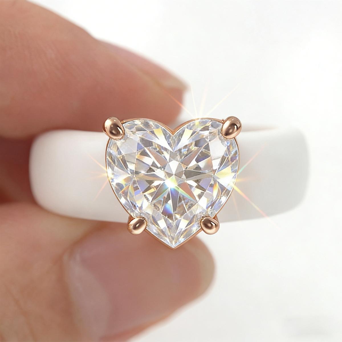 Trending Square Zircon Silicone Ring Set for Women - Stackable Minimalist Jewelry, Versatile Statement Accessories