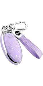 for Hyundai Key Fob Cover with Keychain, Premium TPU Key Case Shell for 2024 2023 2022 Hyundai Sonata, Tucson, Santa Cruz, Remote Smart Car Key Fob Protector（5 Buttons Black）