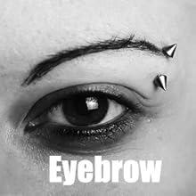 8-9Pcs 16G Surgical Steel Curved Barbell Set  Multi-Use Body Piercing Jewelry | Rook, Daith, Eyebrow & Lip Rings | Hypoallergenic & Sensitive Skin Safe 8mm