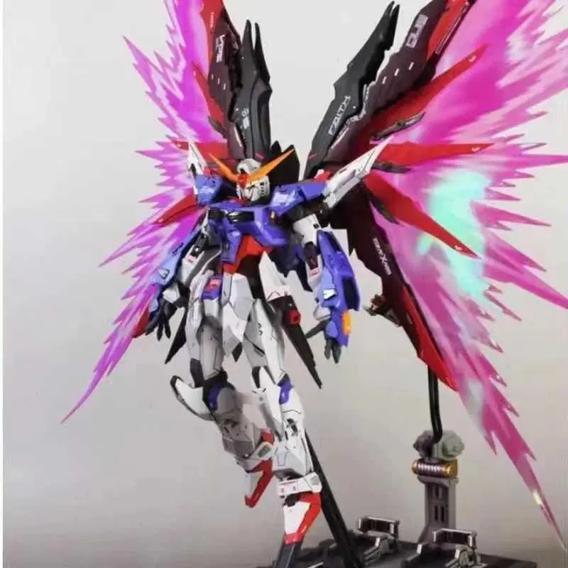 Gundam model HG newborn free light 192 golden heresy red heresy 1/144 attack free model puzzle cartoon children toy holiday gift