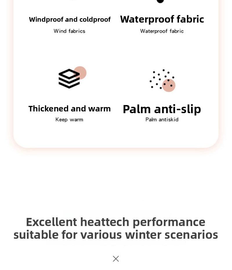 USB Heated Gloves for Men and Women - Winter Thermal Gloves for Outdoor Activities, Cycling, Motorcycling, Hiking - Perfect for Cold Weather