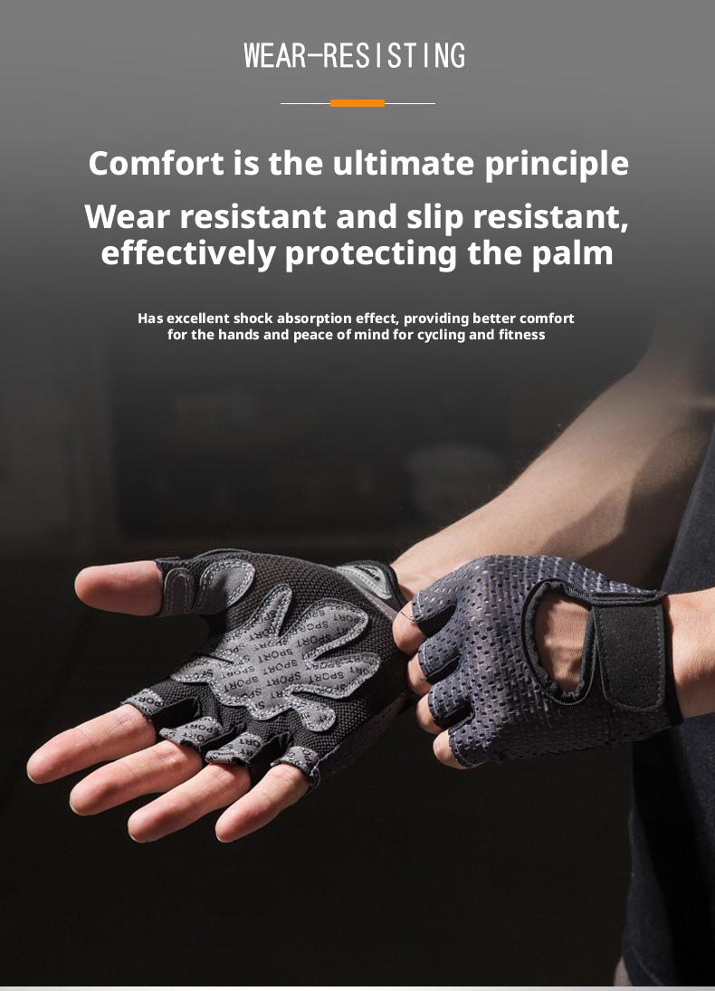 Women's Breathable Anti-Skid Half-Finger Performance Sports Gloves, Firm-Grip Grip Band for Weight Lifting & Pull Up Bar Training, Sports & Outdoor Workout Accessories, Bodybuilding Gear