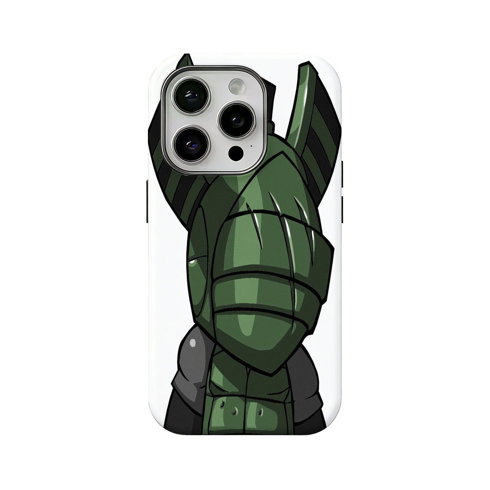 2-in-1 Film-Integrated Phone Case featuring a "Castle Crashers" Pattern in a High-Energy Anime Style — Compatible with iPhone 12, 13, 14, 15, 16, & 17 Series — Unique & Creative Design