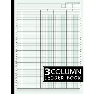 3 Column  Book: Large Simple Three Column for Bookkeeping and Accounting | Log Book for Small Business and Personal Finance: Account Journal / Large Multipurpose Log Book - Paperback