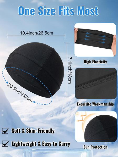 Simple Style Plain Color Skull Beanie for Men & Women, Casual Sporty Breathable Beanie Hat for Outdoor Sports for Men & Women, Fitted Hats Simple Style Plain Color Skull Beanie for Men & Women, Casual Sporty Breathable Beanie Hat for Outdoor Sports for Men & Women, Fitted Hats