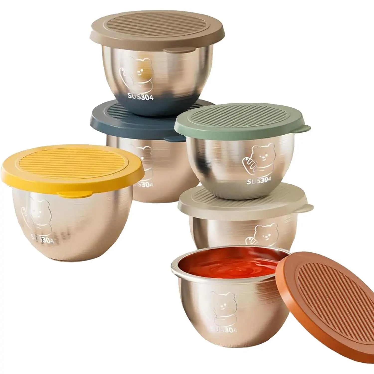 2.4 oz x 6 Pack Sauce Containers for Lunch Box, Salad Dressing Container To Go With, Packing Lunch For My Kid, Food Hacks