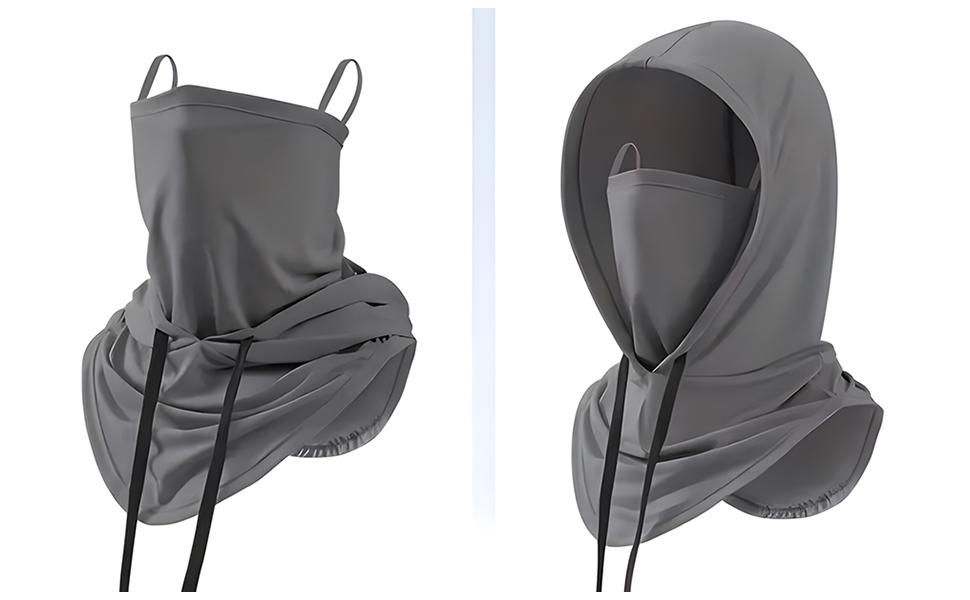 3 Pack Summer Balaclava Sun UV Protection Hood Breathable Full Head Mask Face Cover for Men Women Motorcycle Cycling Fishing