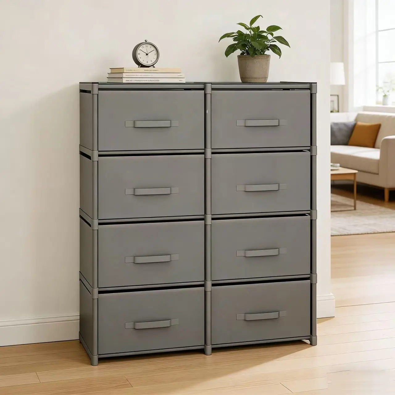 Modern Home & Office Storage Cabinet, Multi-Drawer Organizer, Space-Saving Furniture, Easy Installation