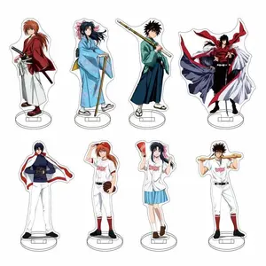 2026 hot item Rurouni Kenshin Acrylic Stand Himura Kenshin Myoujin Yahiko Sagara Sanosuke Anime Goods Collection Desk Display Ornament Gift