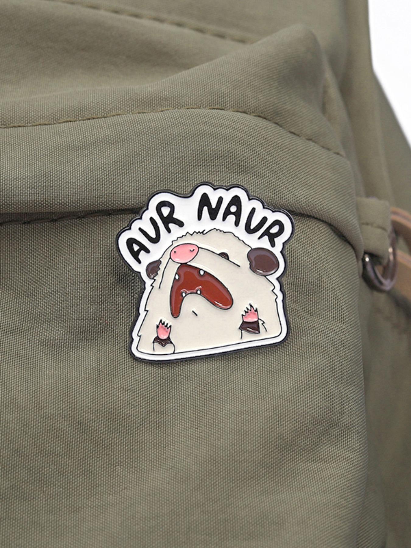 Cute Possum Design Brooch, Fashion Cartoon Animal Design Brooch, Enamel Pin Suitable for Backpacks, Jeans, Scarves, Hats Decoration