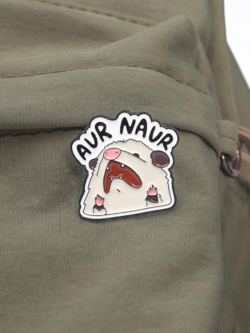 Cute Possum Design Brooch, Fashion Cartoon Animal Design Brooch, Enamel Pin Suitable for Backpacks, Jeans, Scarves, Hats Decoration