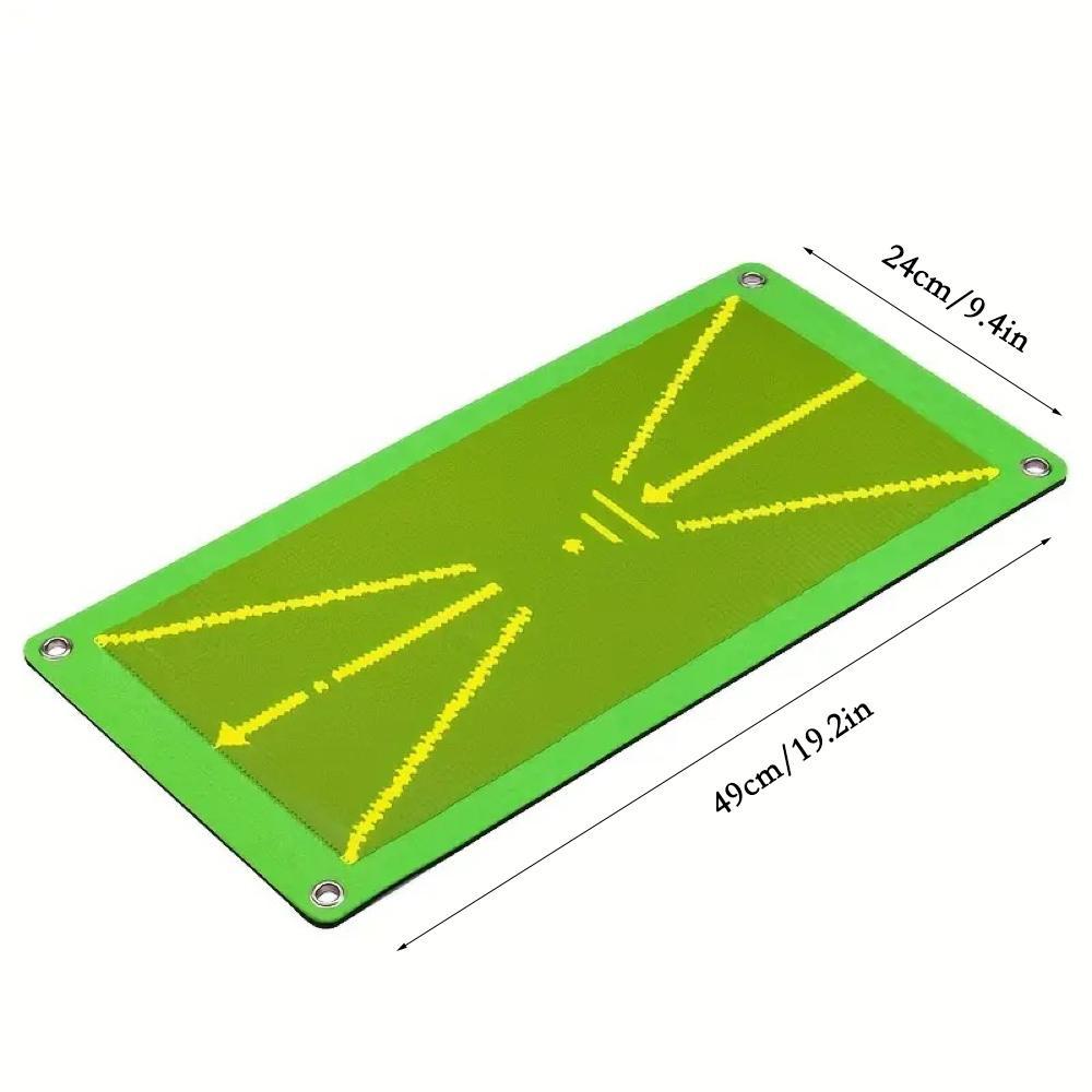 Golf Swing Training Mat, 1 Set Golf Trace Strike Pad, Golf Training Aid for Swing Detection, Golf Hitting Mat, Golf Training Aid for Indoor Outdoor Use, Golf Accessory
