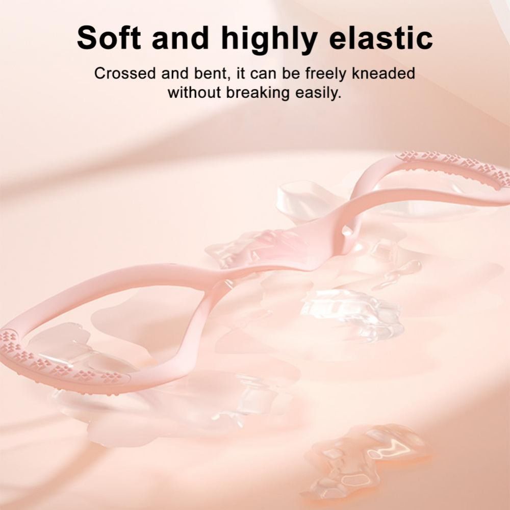 2026 Upgraded Figure 8 Silicone Resistance Band 35LB, Quick Rebound Exercise Band for Yoga Pilates Home Gym