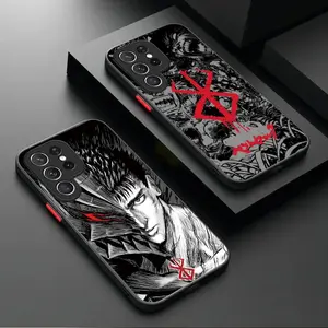 Berserk Comic Cool Matte Smartphone Case, Cellphone Accessories for Samsung Galaxy S26 S25 S24 S23 Ultra S22 S21 Plus FE A12 A13 A14 A15 A16 A25 A35 A52 A54 5G Handheld Devices Cover