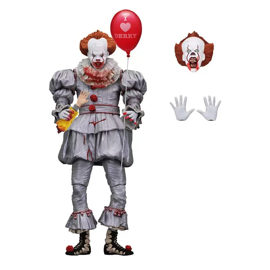 Neca Halloween Freddy Jason 3D Action Figure Model, 7 Inch Collectible Figurine, Desktop Decoration, Party Gift, Christmas Present, PVC Action Figure