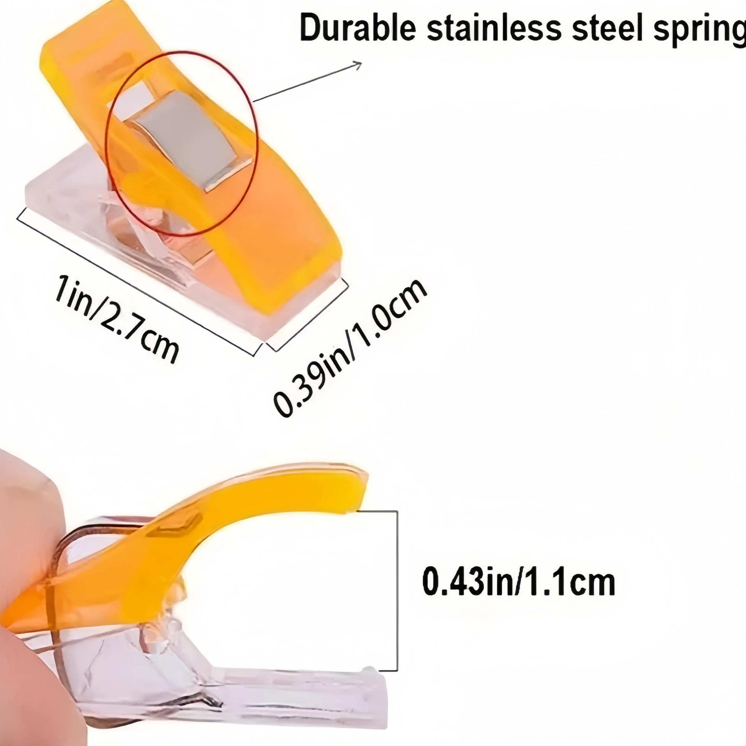 Random Color Sewing Clip with Storage Box, 100pcs Multipurpose Colorful Sewing Clip, Sewing Machine Accessories for Home & Office, Sewing Supplies Crafts