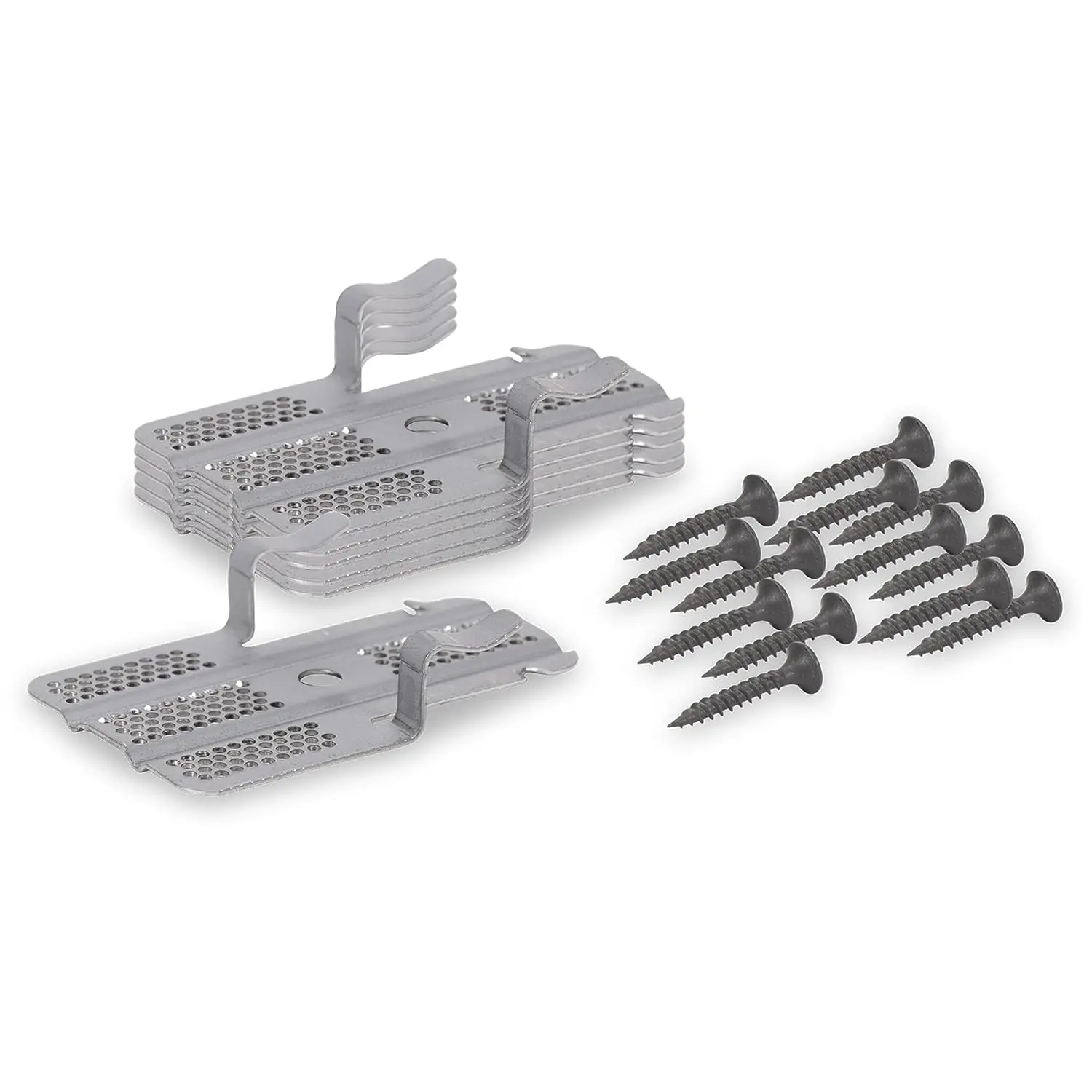 WAL-Board Tools Drywall Clips, Easy Drywall Repair Solution, Fits 1/2" and 5/8" Panels, Includes 6 Clips and 12 Screws, Assembled in , 054-014