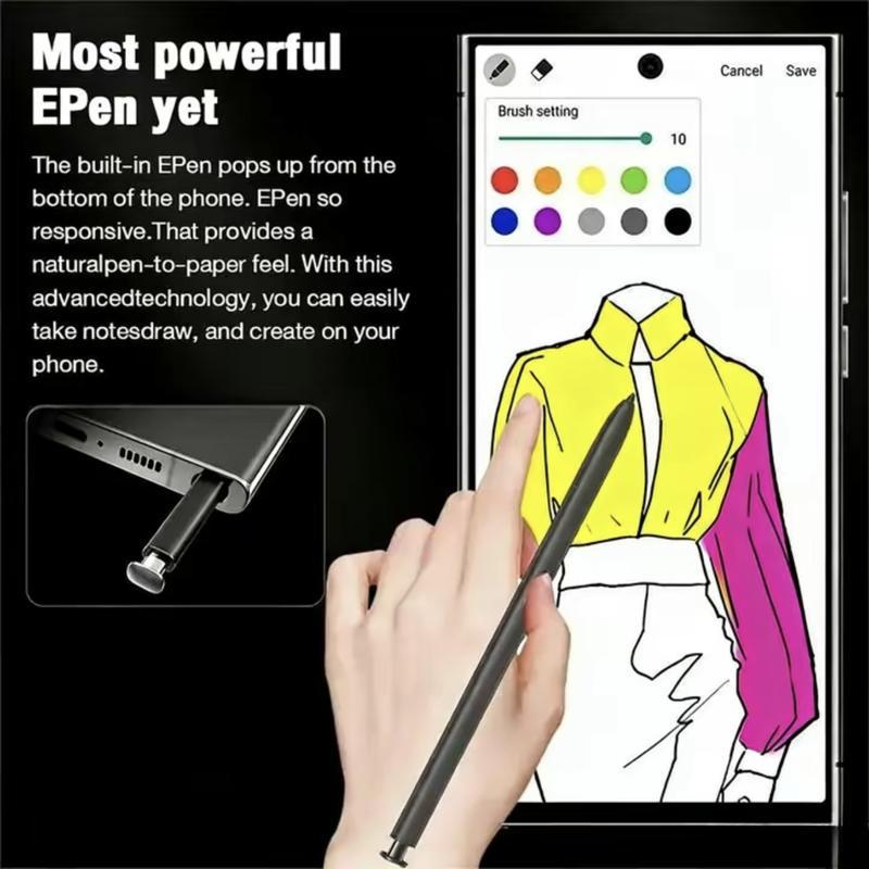 25 Ultra Unlocked SG Android 14 Smartphone 12GB+512GB,6.99 HD Display 68MP+108MPCam.7800mAh, Dual Card, Built in Pen. FaceUrlock, Case & Protector