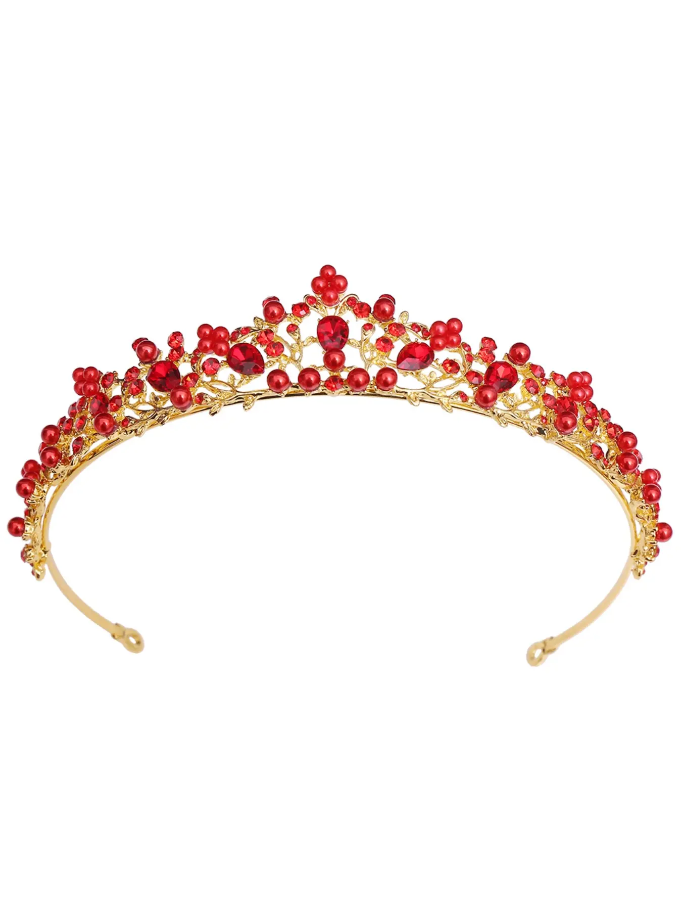 European and American fashion style handmade crystal tiara bridal headpiece wedding hair accessory photography studio bridal jewelry